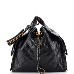 Chanel Medium 25 Hobo Bag Quilted Shiny Crumpled Calfskin